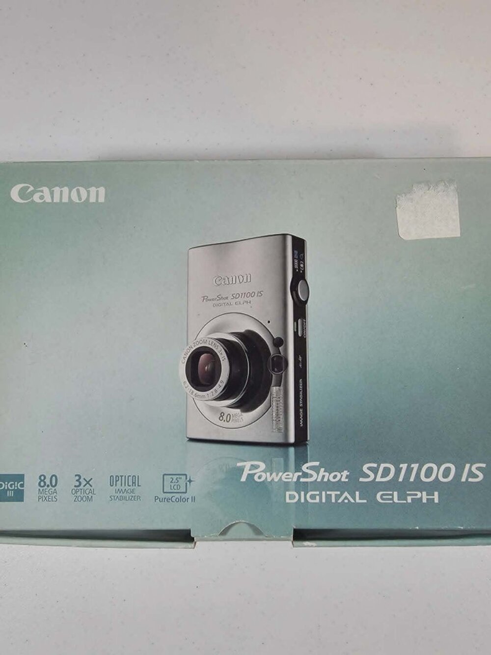 CANON POWER SHOT SD1100 IS DIGITAL ELPH SILVER CAMERA **READ**